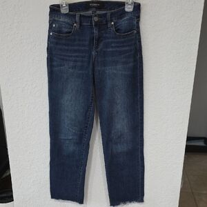 Liverpool Dark Indigo Cropped Women's Jeans